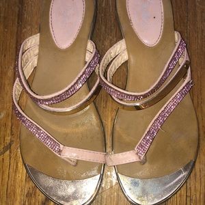 Pink sandals